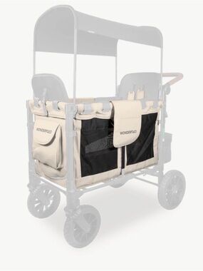 Wonderfold W2 Elite Luxe Sandy Beige Carriage Fabric Replacement NIB